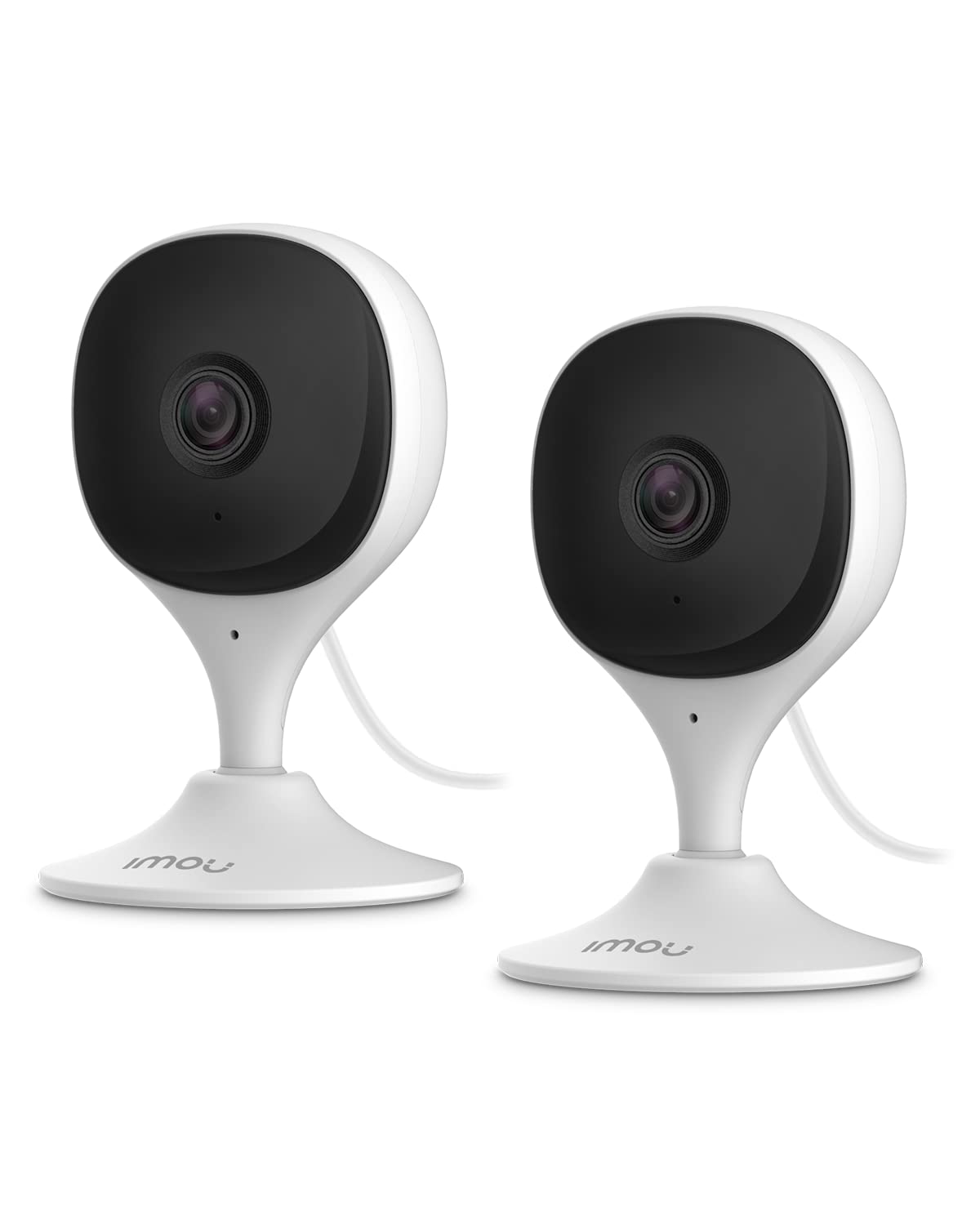 Photo 1 of ***FACTORY SEALED***Imou Home Security Camera 2 Pack 1080P Baby Monitor with Night Vision, 2-Way Audio, Human Detection, Sound Detection, Plug in WiFi Indoor Camera Dog Cam with App, 2.4G Wi-Fi Only, Works with Alexa