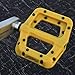 FOOKER MTB Pedals Mountain Bike Pedals 3 Bearing Non-Slip Lightweight Nylon Fiber Bicycle Platform Pedals for BMX MTB 9/16