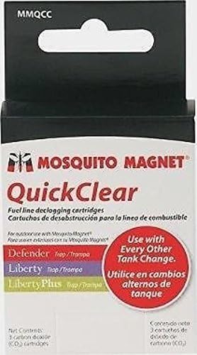 New! Mosquito Magnet Trap Co2 Refill Cartridges 3/pk 12g Quick Clear Clean Mmqcc by Money Save Shop