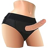 Harness Strap-on Dildo, 7" Realistic G-spot Dildo Stimulator Wearable Penis with Strong Suction Cup, Masturbation Adult Sex T