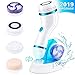 【New Version】Facial Cleansing Brush, Rechargeable Electric Rotating Face Scrubber with Latest Ion Technology & 4 Brush Heads, Perfect for Deep Cleansing, Gentle Exfoliating & Removing Blackhead