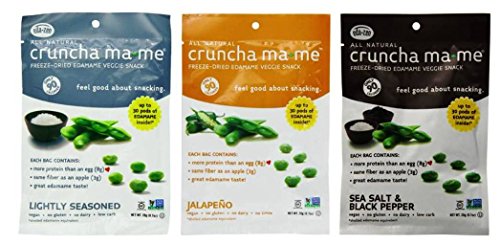 Cruncha ma-me freeze dried gluten-free edamame veggie s…