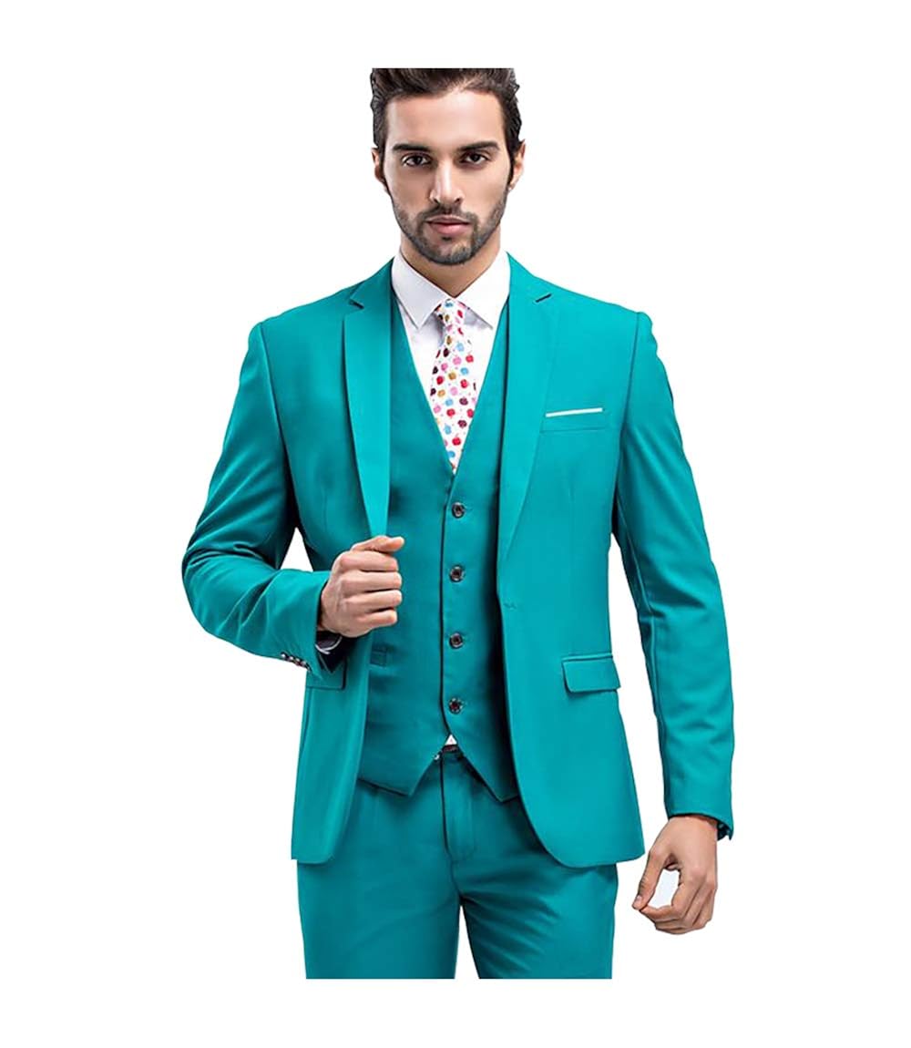 Mens Light Color Tailored Slim Fit 