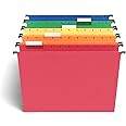 Staples Hanging File Folders, 1/5-Cut Tab, Letter Size, Includes Tabs & Paper Inserts, Perfect for Home, Office, Classroom, 25-Pack, Assorted Colors