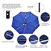 Yitote Automatic Open and Close Umbrella One Handed Operation Lightweight 8 Ribs Golf Umbrella with Light Reflective & Torchlight Handle Unbreakable Compact Travel Umbrella Windproof Umbrella