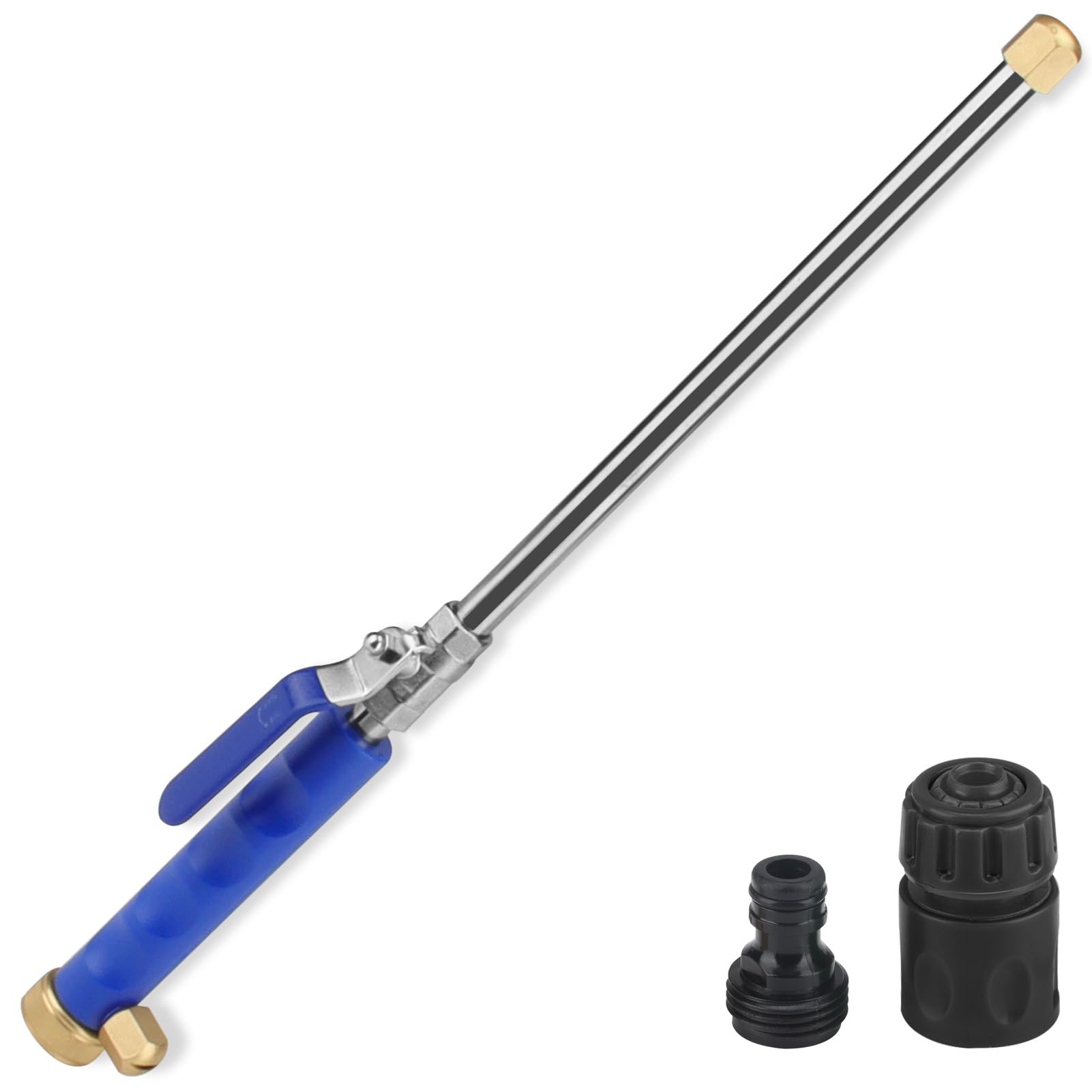 Photo 1 of Orvella Jet Nozzle for Garden Hose, High Pressure Washer Hose Nozzle, Power Washer Wand with 2 Different Nozzles and Hose Quick Connectors for Car Washing, Garden Cleaning, Patio (18 inch)