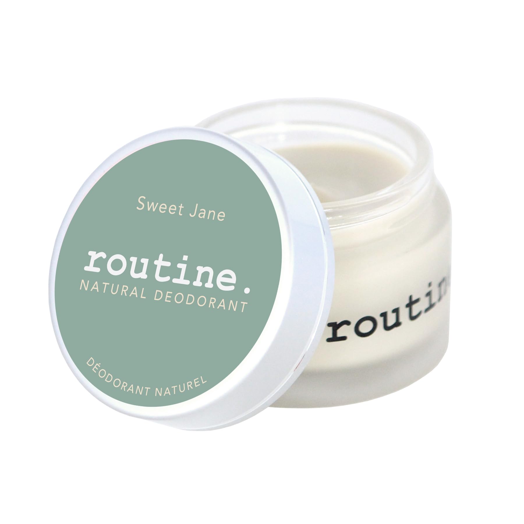 Photo 1 of Routine. Natural Deodorant (2 Fluid Oz.) Sweet Jane | Aluminum Free Natural Deodorant for Women & Men | Vanilla, Rose, Cinnamon & Tonka (Cream Jar Formula)