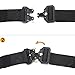Valpeak Mens Tactical Belt Military Nylon Gun Belts Concealed Carry Heavy Duty Quick Release Buckle Riggers 1.5 inch (Black, M)