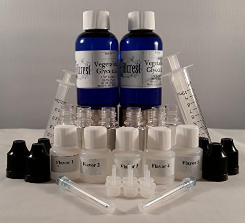 150ml + Vegetable Glycerin w/Flavor Concentrates