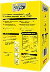 Solvite All Purpose Wallpaper Adhesive 2x185g Sachets - Hangs 20 Rolls - Fast view 2