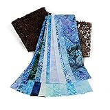 Java Batiks 2.5 Inch Jelly Roll, 20 Pack Assorted, (2.5 Inches by 44 Inches) Batik Strips CC122