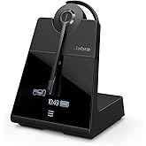 Jabra Engage 75 SE (Second Edition) Wireless Headset, Convertible – Telephone Headset with Industry-Leading Wireless Performance, Advanced Noise-Cancelling Microphone, All Day Battery Life - Black