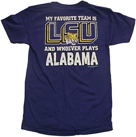 New World Graphics My Favorite Team is LSU and Whoever Plays Alabama T-Shirt