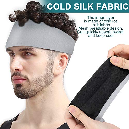 Hoofdband voor dames en heren, sport, hoofdband, vochttransport, workout, zweetbanden voor hardlopen, crosstraining… - Image 4
