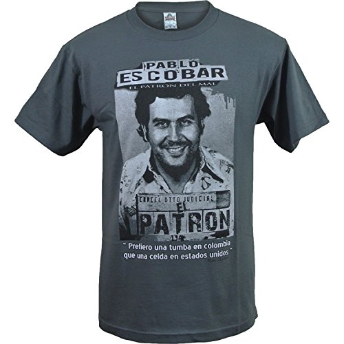 Pablo Escobar El Patron Del Mal Cocaine Drug Lord Mens Shirt (L)