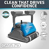 DOLPHIN Oasis Z5i Robotic Pool Cleaner with Bluetooth Control for Stress Free Pool Cleaning, Ideal for In-ground Swimming Pools up to 50 Feet.