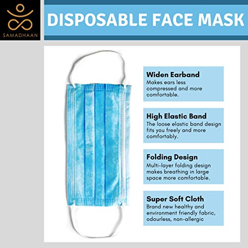 4 Samadhaan+Disposable+Mask+Breathable+Adjustable