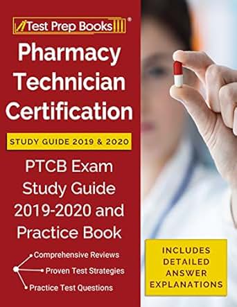 Amazon Com Pharmacy Technician Certification Study Guide