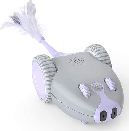 Jouet Robot Interactif Pour Chat En Forme De Souris Automatique Irregulier En Mouvement Usb Rechargeable Avec 5 Plumes De Rechange Pour Chats Chaton Et Enfants Amazon Ca Animalerie