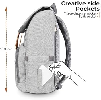 sensyne diaper bag multifunction waterproof travel backpack nappy bags for baby