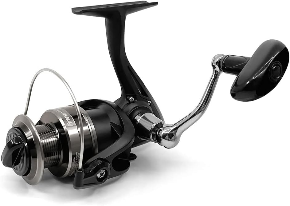 Frwanf Spinning Fishing Reel AF Freshwater and Saltwater Fishing Reel Maximum Carbon Resistance 17.6 lbs (Deep Line Cup, 4000)