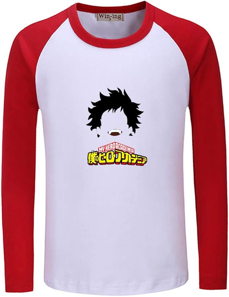 My Hero Academia TShirt Anime Printing TShirt Simple Long