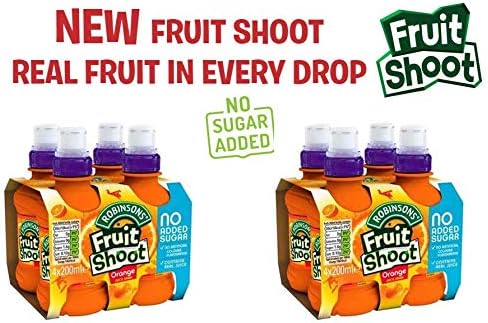 Robinsons Fruit Shoot Low Sugar Orange 4 x 200ml