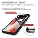 PATCHWORKS iPhone X Case, [Level Aegis] Hybrid Soft Inner TPU Hard PC Back Cover Military Grade Extreme Drop Tested with Added Corner Cushion Dual Layer Case for iPhone X / 10 - Black/Black