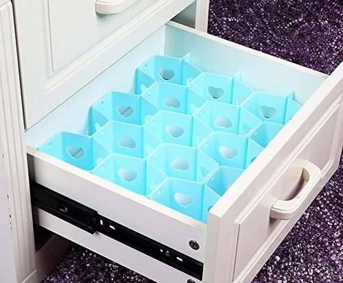 Honeycomb Plastic Free Assembly Desk Drawer Organizer Diy Multi