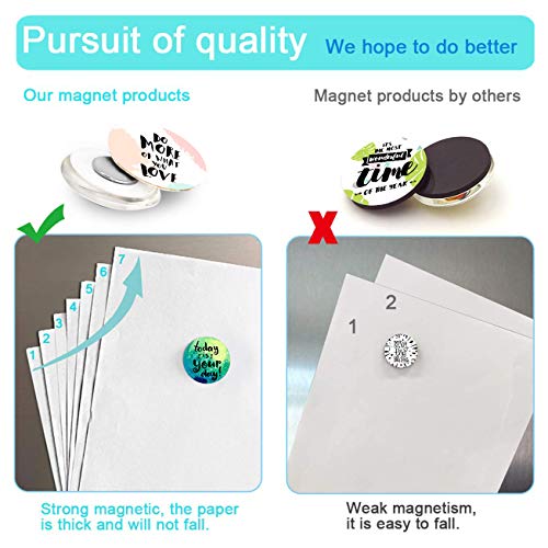 image for Cosylove 16pcs Letter Refrigerator Magnets, Crystal Glass Fridge Magne
