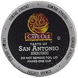 HEB Cafe Ole Coffee K-Cup 12ct Box (Pack of 4) (48 K-Cups) (San Antonio - Medium Bodied (subtle undertones of cinnamon and chocolate))