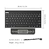 Arteck-24G-Wireless-Keyboard-Stainless-Steel-Ultra-Slim-Full-Size-Keyboard-for-ComputerDesktopPCLaptopSurfaceSmart-TV-and-Windows-108-7-Built-in-Rechargeable-6-Month-Battery Arteck 2.4G Wireless Keyboard Stainless Steel Ultra Slim Full Size Keyboard for Computer/Desktop/PC/Laptop/Surface/Smart…