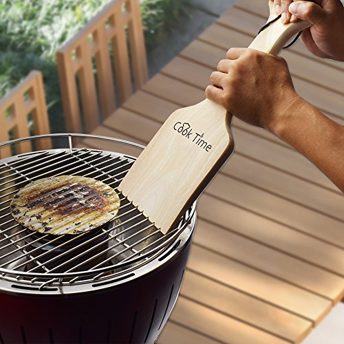 Wooden Grill Scraper Natural Wood BBQ Grill Cleaner Barbecue Grill