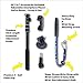 GoPioneering 3 in 1 Selfie Stick - Premium Camera Monopod Works Great with GoPro, Iphone, Samsung, Android and Most DSLR Cameras (No Bluetooth)