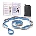sport2people Extra Durable Stretching Strap for Yoga and Rehabilitation with 2 Free Ebooks – Multi – Loop Rehab Stretch Band to Improve Your Flexibility (Blue-Gray)thumb 1