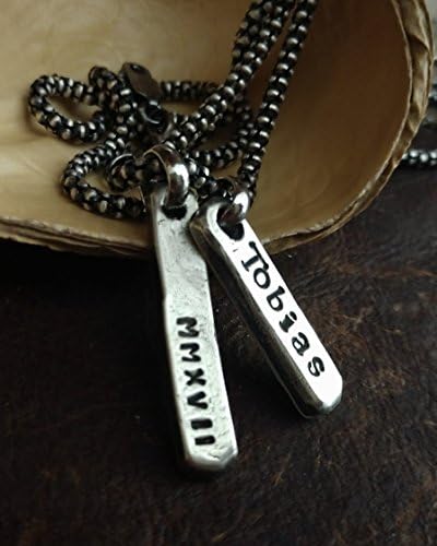 Personalized Name Bar Necklace in Sterling Silver