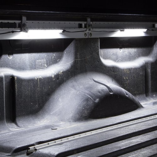 2nd Gen WHITE Truck Bed Tool Box Light Kit with Auto-off Delay Switch 4pc 12inch Tubes - Thumbnail 5