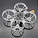 BETAFPV Beta75X 3S Whoop White Frame Kit with 2 Sets 40mm 4-Blade Props 1.5mm Shaft Blue for 75mm 3S Brushless Beta75X Whoop Drone