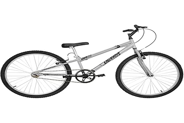 Bicicleta de Passeio Ultra Bikes Esporte Chrome Line Rebaixada Aro 26 Reforçada Freio V-Brake Sem Marcha Cromado Bicicleta de Passeio Ultra Bikes Esporte Chrome Line Rebaixada Aro 26 Reforçada Freio V-Brake Sem Marcha Cromado