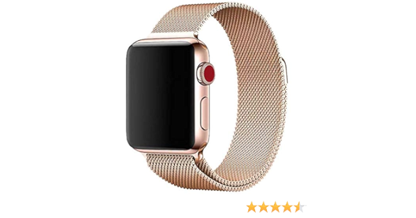 gold milanese loop amazon