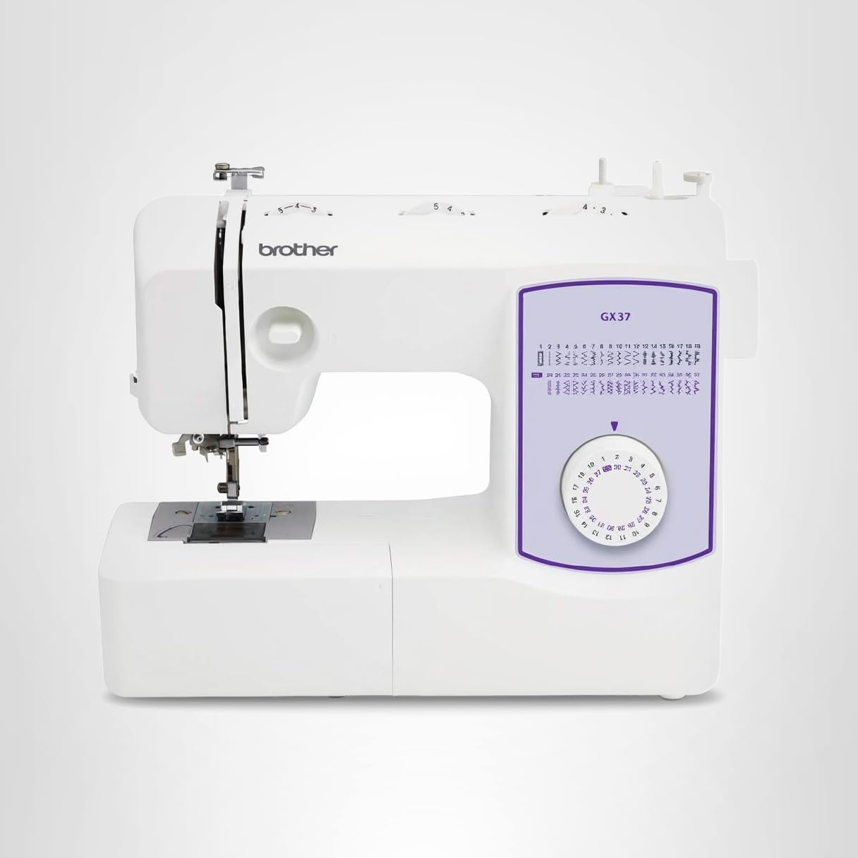 Brother Sewing Machine, GX37, 37 Built-in Stitches, 6 Included Sewing Feet