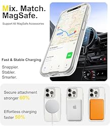SUCGLES for iPhone 15 Pro Case with MagSafe