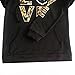 FCYOSO Women Long Sleeve Love Printed Kangaroo Pocket Hoodie Sweatshirt Black (US,M/Asia,L)