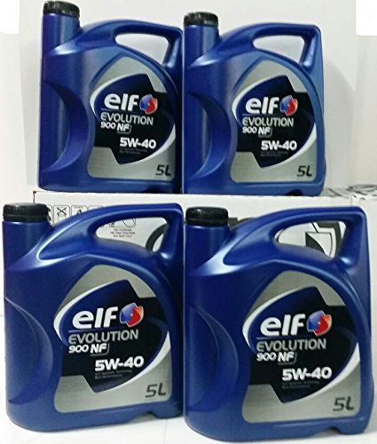 Elf Evolution 900 NF 5W40 Car Lubricant Oil 1 Litre 15L = 3 x 5L