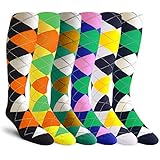 Argyle Golf Socks: Over-The-Calf Bundle Pack