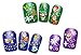12 Sheet Christmas Snowflake Tree 3D Nail Art Sticker Decal Tips Decoration,Multi-color,One Size