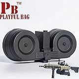 Toy, Fun, Game, PB Playful bag Gel ball guns lehui HK416 electric water bullet gun outdoor sports CS upgrade motor magazine drum., Children, Kids, Play