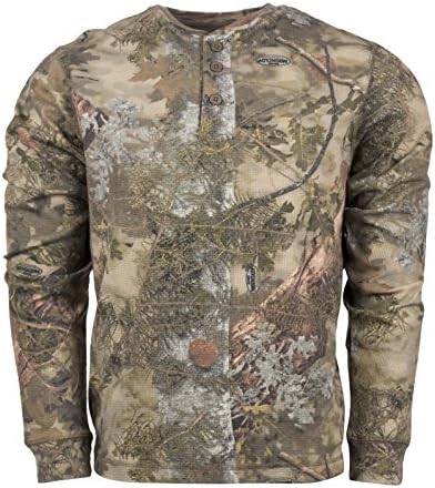 KINGS CAMO Classic Henley Mountain Shadow, Size: 3X (KCB106 -MS-3X)