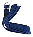 Clever Yoga - 8 ft Yoga Strap for Exercise & Physical Therapy, Leg Stretching Strap Yoga Accessories & Stretching Equipment, Leg Stretcher for Women & Men, Home Workout Essentials - Blue