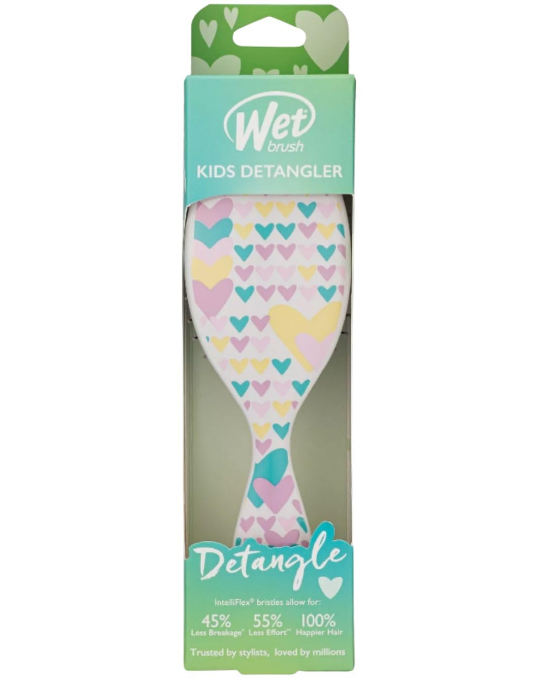 WetBrush Midi Kids Detangler with Intelliflex Bristles, Glides Easily Through Tangles Without Hair Breakage, Ideal for Travel, Suitable for All Hair Types